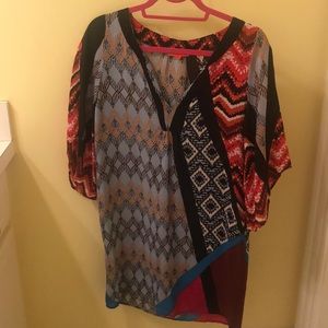 Glam patterned dress